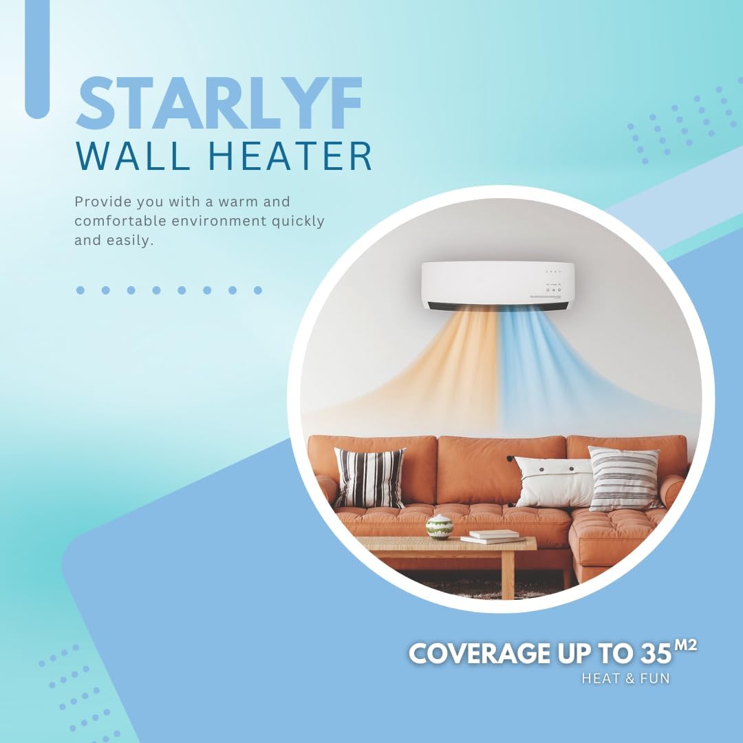 Climatizador Mural 2 en 1 — Ventilación y Calor en un Solo Dispositivo - innovagizmo.com