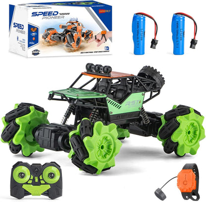 Coche de control remoto todo terreno – Vehículo todoterreno RC con control de mano gesto giratorio de 360° - innovagizmo.com