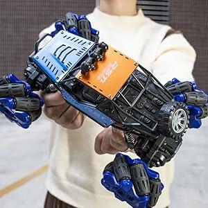 Coche de control remoto todo terreno – Vehículo todoterreno RC con control de mano gesto giratorio de 360° - innovagizmo.com