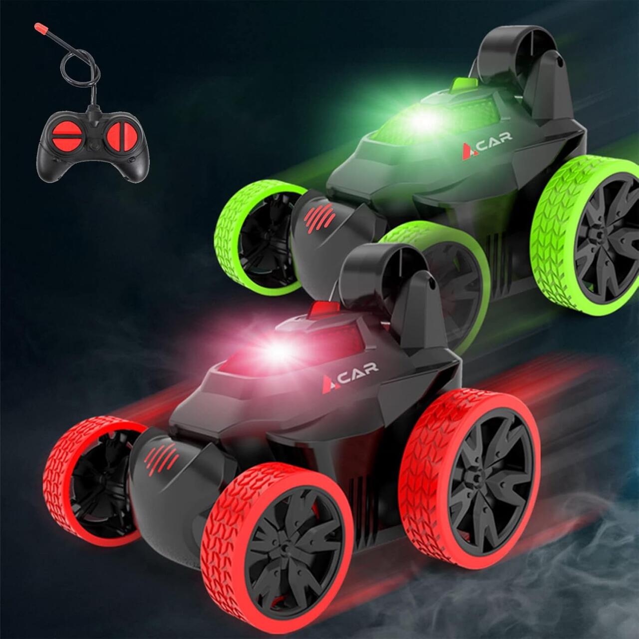 Coche Teledirigido Acrobático con Giros y Volteos | Resistente y Versátil para Niños y Niñas - innovagizmo.com