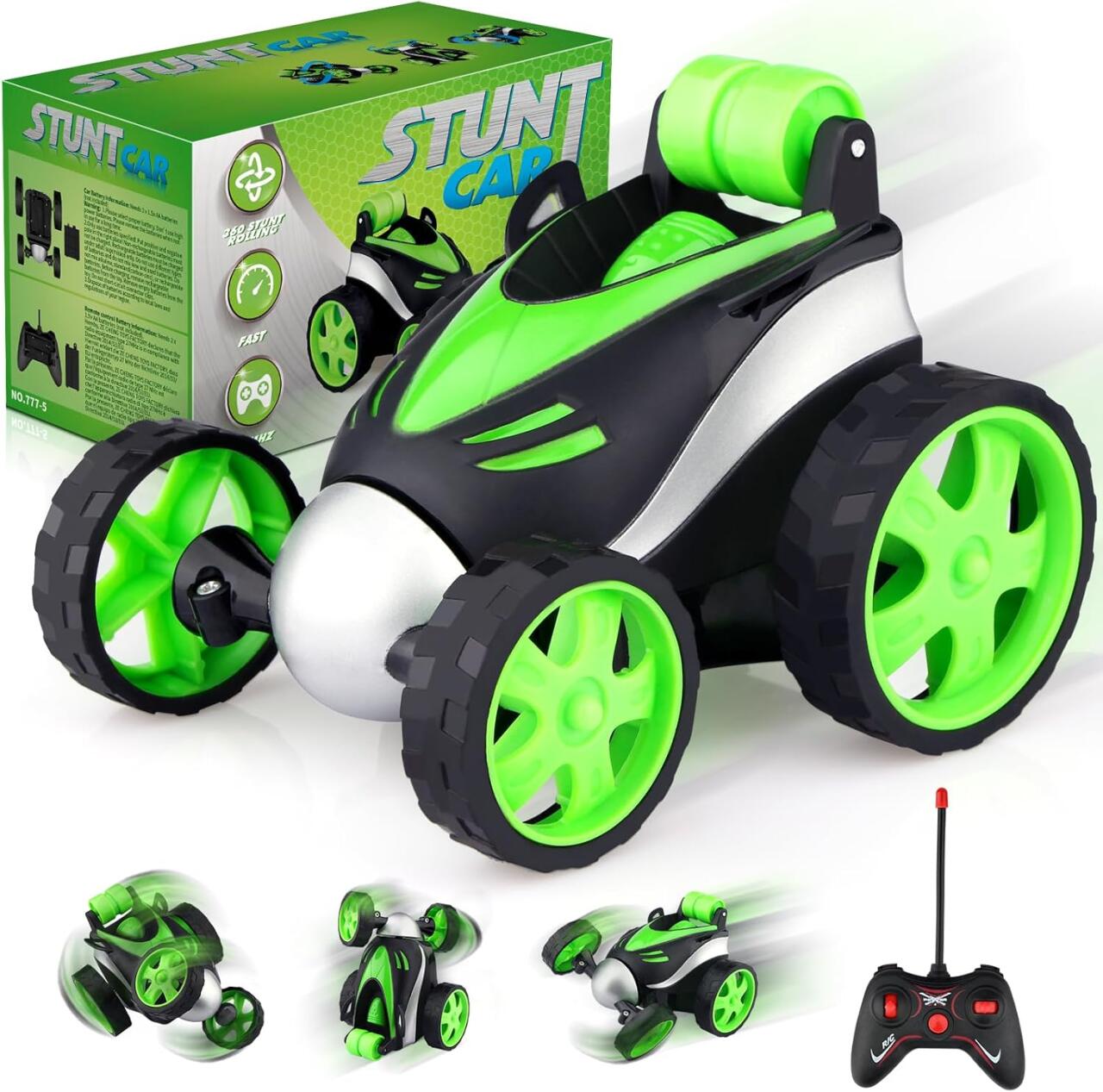 Coche Teledirigido Acrobático Stunt RC para Niños | Rotación 360° y Alta Velocidad - innovagizmo.com