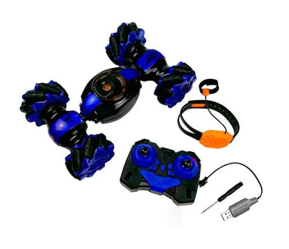 Coche Todoterreno Acrobático con Control Dual y Pulsera Sensor – Giros de 360° - innovagizmo.com