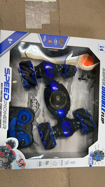 Coche Todoterreno Acrobático con Control Dual y Pulsera Sensor – Giros de 360° - innovagizmo.com