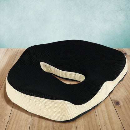 Cojín Anatómico Antideslizante Gel - Viscoelástico Orificio Liberación Coxis & Hemorroides - innovagizmo.com