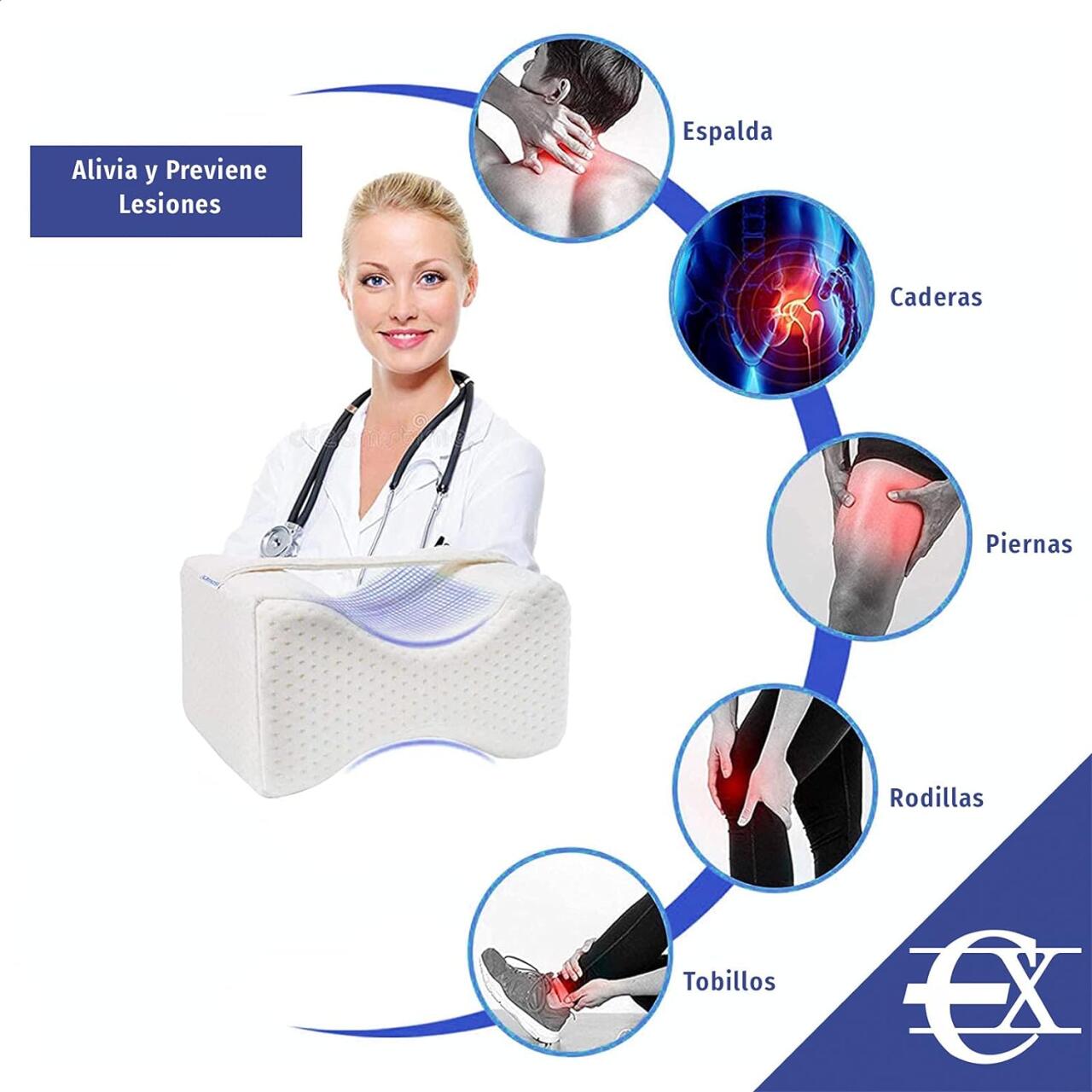 Cojín para Dormir de Lado - innovagizmo.com