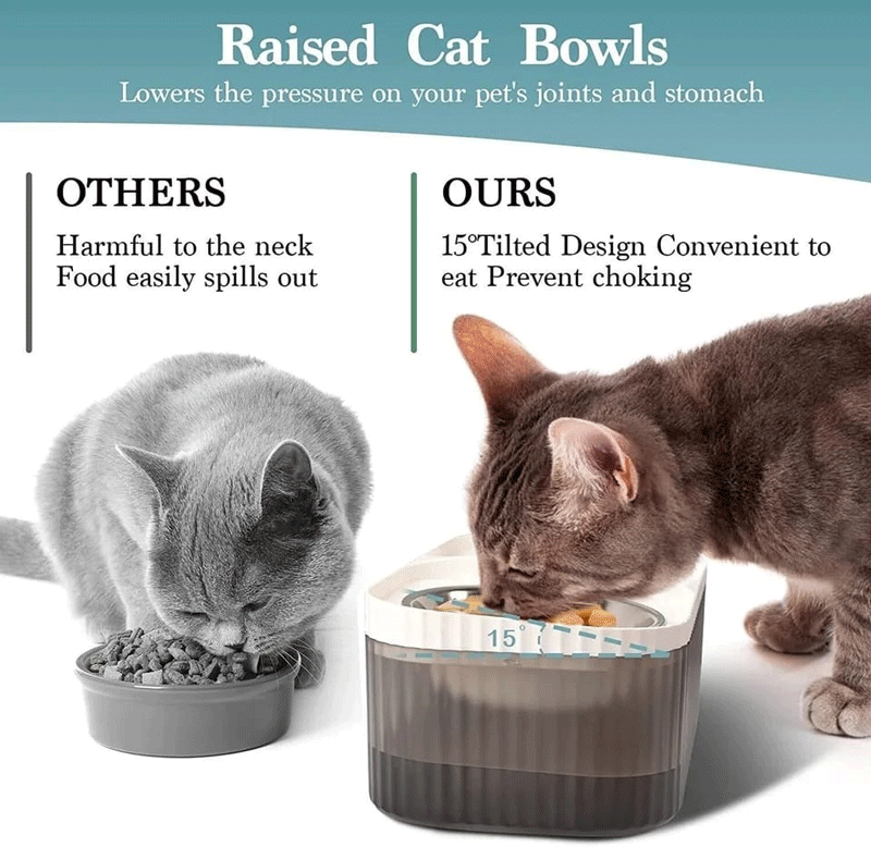 Comedero y bebedero de mascotas con fuente - innovagizmo.com