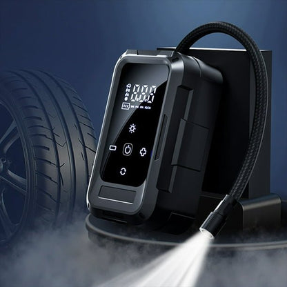 Compresor de Aire Eléctrico Portátil | Inflado Automático + Pantalla LCD - innovagizmo.com