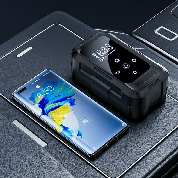 Compresor de Aire Eléctrico Portátil | Inflado Automático + Pantalla LCD - innovagizmo.com