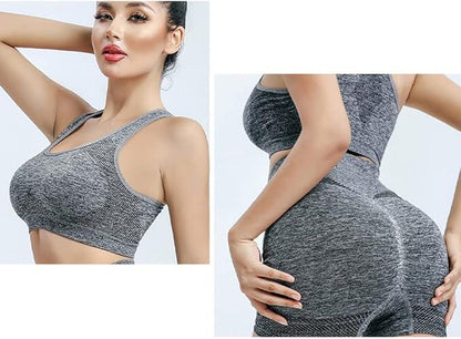 Conjunto deportivo mujer 2pcs gris - talla unica - innovagizmo.com
