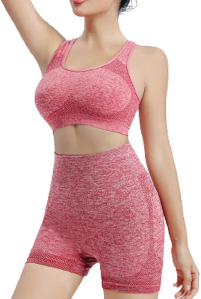 Conjunto deportivo mujer 2pcs rojo - talla unica - innovagizmo.com