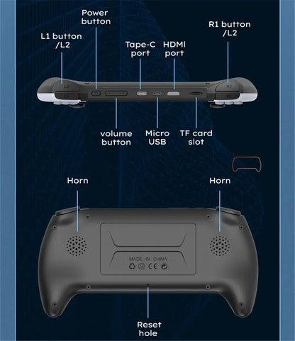 Consola de Juegos Portátil X9 - Pantalla IPS HD, Más de 20,000 Juegos - innovagizmo.com