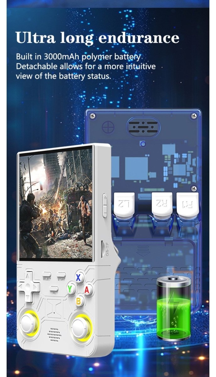 Consola Retro Portátil R36 Ultra: Pantalla 4" HD y Rendimiento Pro