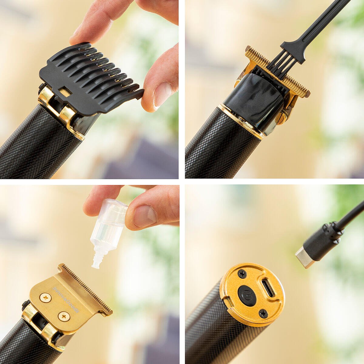 Cortapelos Profesional Recargable Triher InnovaGoods | Preciso, Portátil y con Pantalla LCD - innovagizmo.com