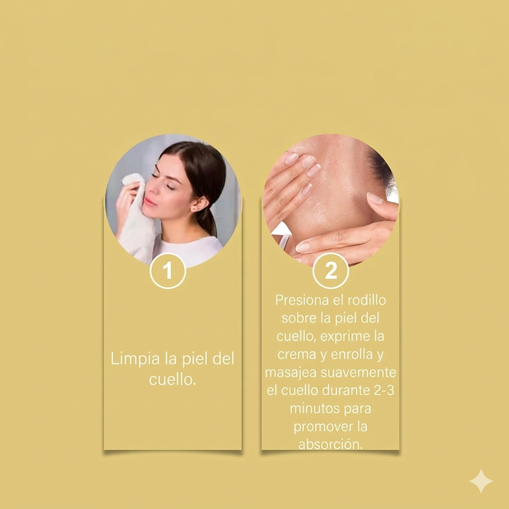 Sérum Reafirmante de Cuello y Papada con Doble Rodillo V-Shape