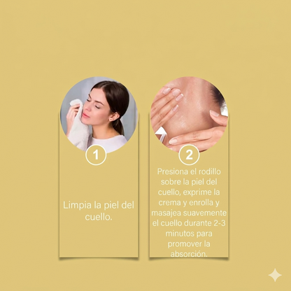 Sérum Reafirmante de Cuello y Papada con Doble Rodillo V-Shape