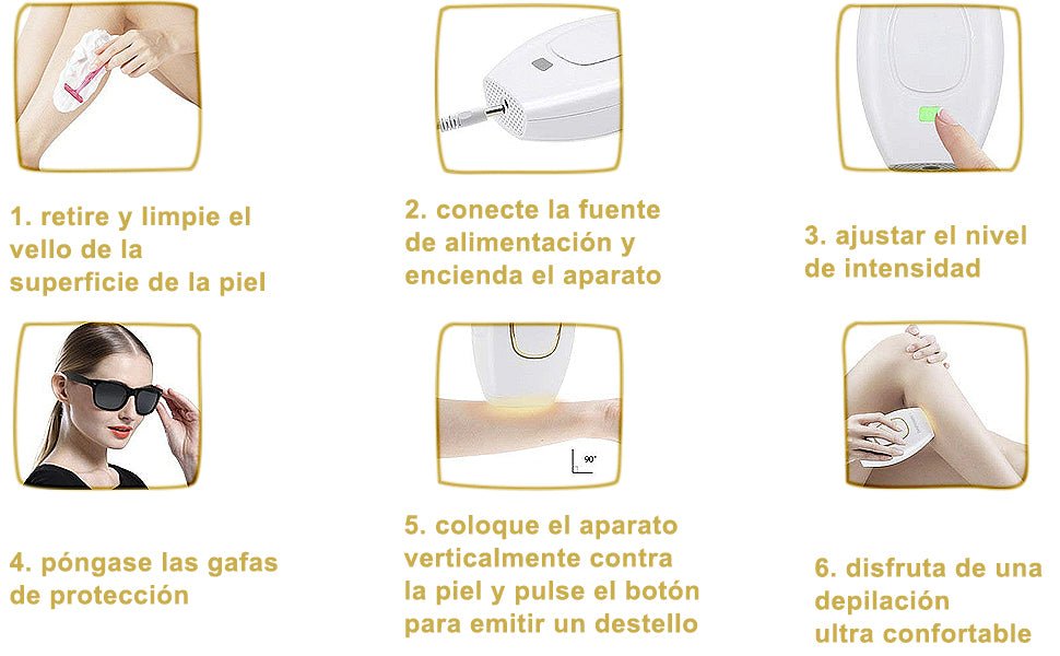 Depiladora IPL Láser – Tecnología Profesional de Depilación en Casa - innovagizmo.com