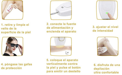 Depiladora IPL Láser – Tecnología Profesional de Depilación en Casa - innovagizmo.com