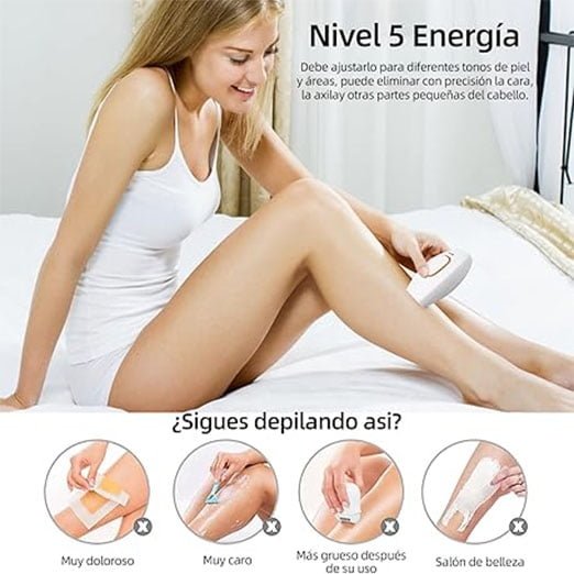Depiladora IPL Láser – Tecnología Profesional de Depilación en Casa - innovagizmo.com