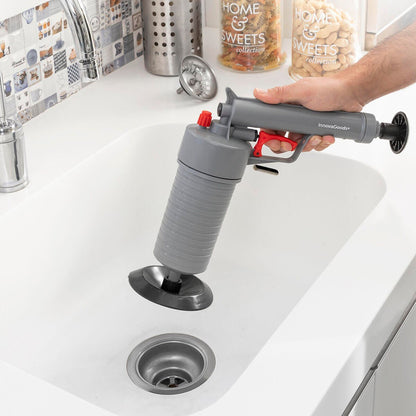 Desatascadora de Aire Comprimido Universal con Adaptadores | Limpieza Rápida y Ecológica para Todo Tipo de Desagües. - innovagizmo.com