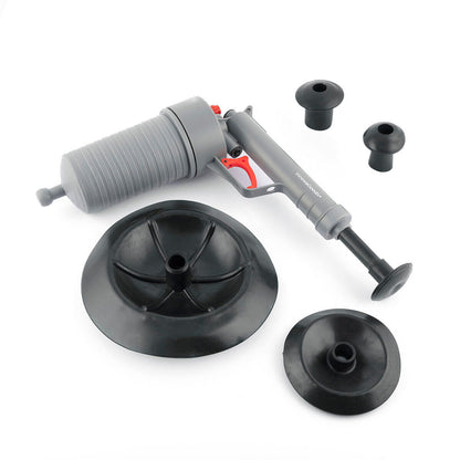 Desatascadora de Aire Comprimido Universal con Adaptadores | Limpieza Rápida y Ecológica para Todo Tipo de Desagües. - innovagizmo.com