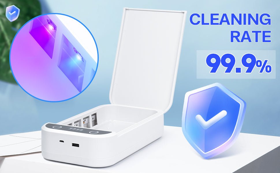 Desinfecta Tu Móvil y Accesorios al Instante con Luz UV | Esterilizador UV Portátil - innovagizmo.com