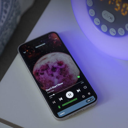 Despertador Amanecer Recargable con Altavoz Sunrilk - innovagizmo.com