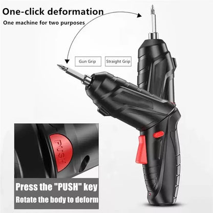 Destornillador Inalámbrico 4.8V con 47 Piezas - innovagizmo.com