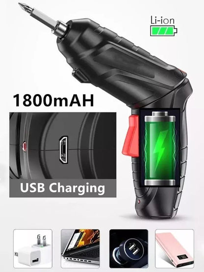 Destornillador Inalámbrico 4.8V con 47 Piezas - innovagizmo.com