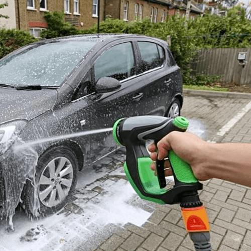 Dispositivo de Limpieza Multiusos 4 en 1 🚿 Espuma, Chorro a Presión y Ahorro de Agua | Auto, Jardín y Más - innovagizmo.com