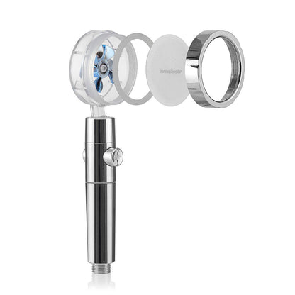 Ecoducha con Hélice de Presión y Filtro Purificador Heliwer - innovagizmo.com