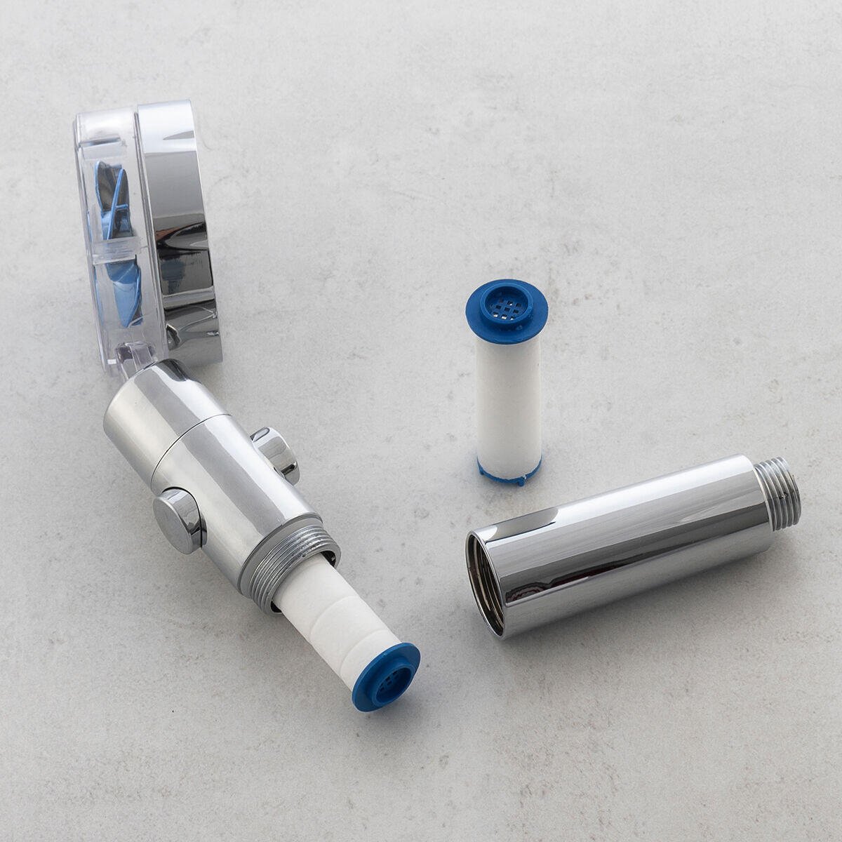 Ecoducha con Hélice de Presión y Filtro Purificador Heliwer - innovagizmo.com