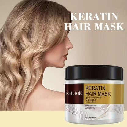 EELHOE Máscara de Keratina - Reparación Profunda, Antiencrespamiento y Brillo Intenso - innovagizmo.com
