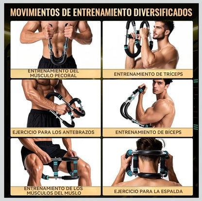 Entrenador de Brazos Ajustable en Forma de U (20–50 kg)