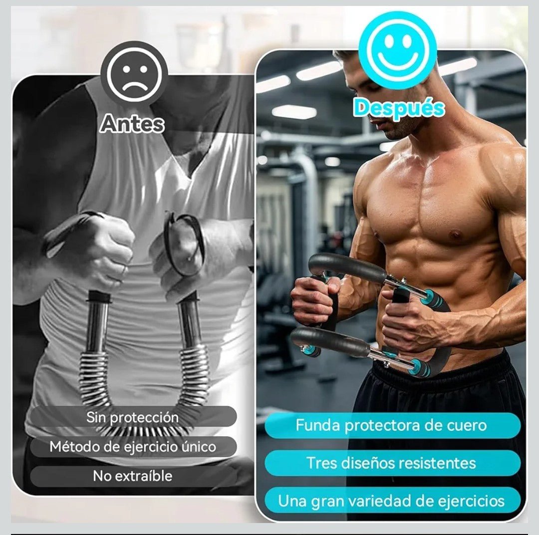 Entrenador de Brazos Ajustable en Forma de U (20–50 kg)