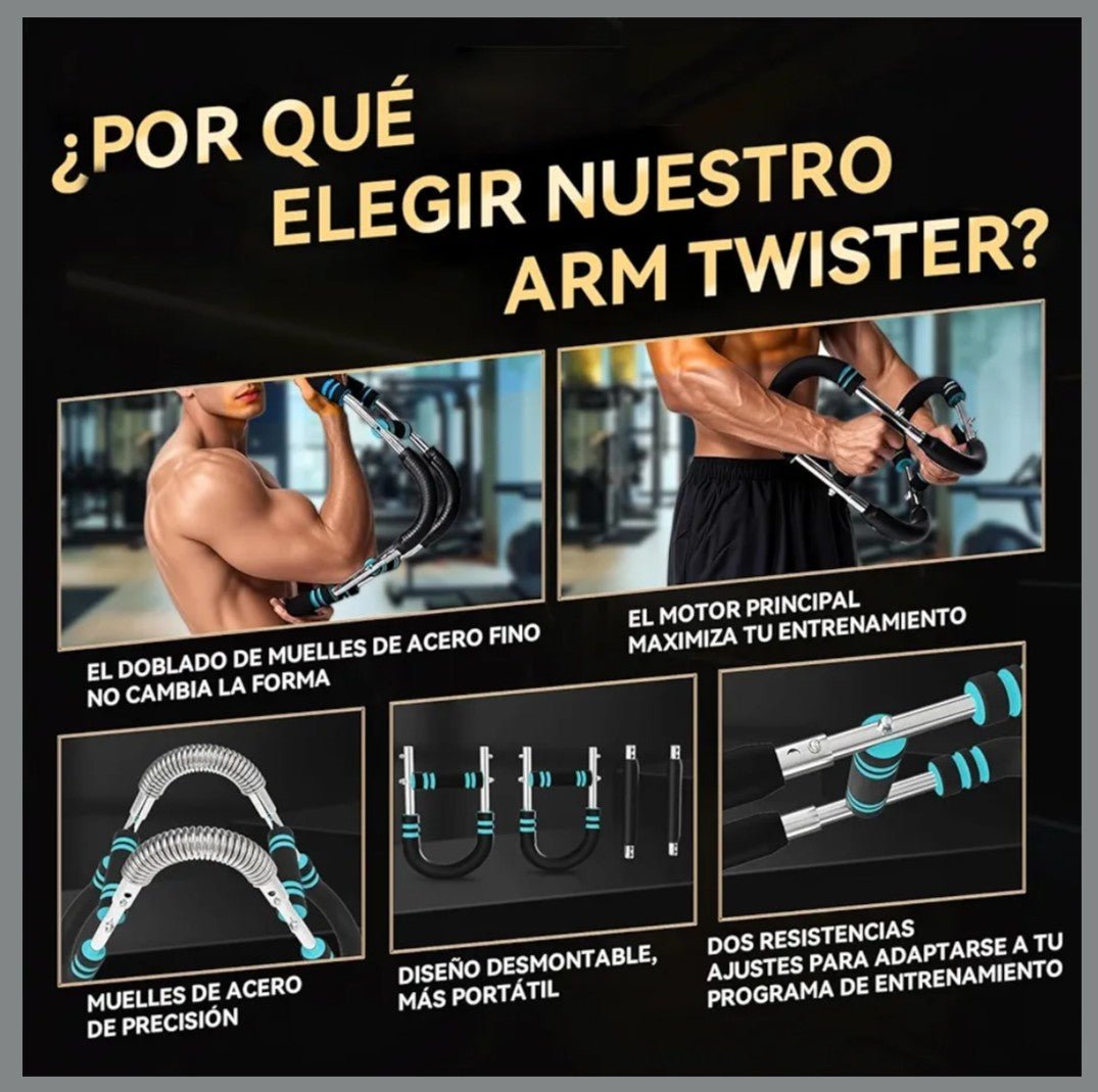 Entrenador de Brazos Ajustable en Forma de U (20–50 kg)