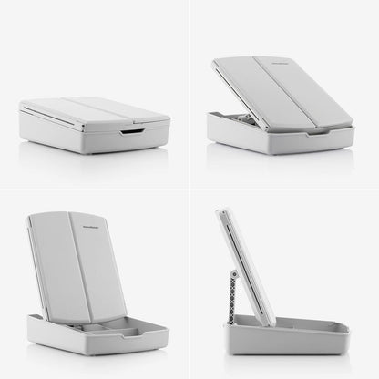 Espejo LED Plegable 3 en 1 con Organizador y Aumento x7 Panomir InnovaGoods - innovagizmo.com