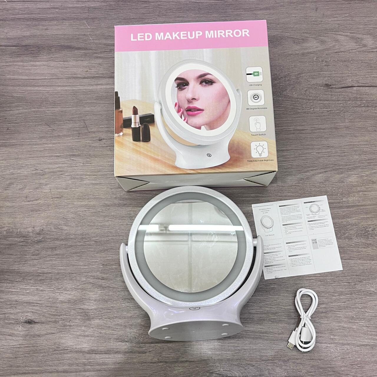 Espejo para Maquillaje con Luz LED - innovagizmo.com