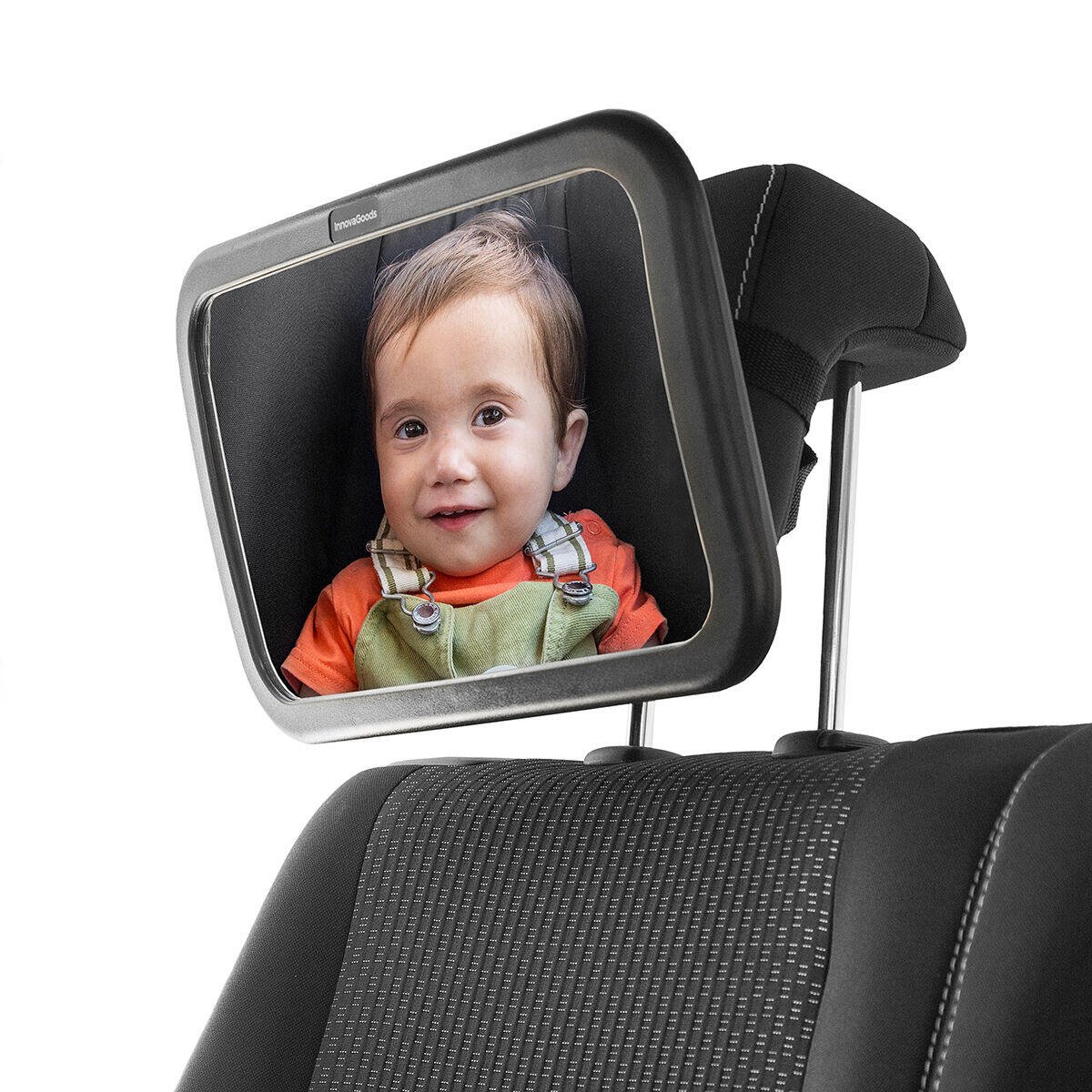 Espejo Retrovisor de Bebé para Asiento Trasero Mirraby - innovagizmo.com