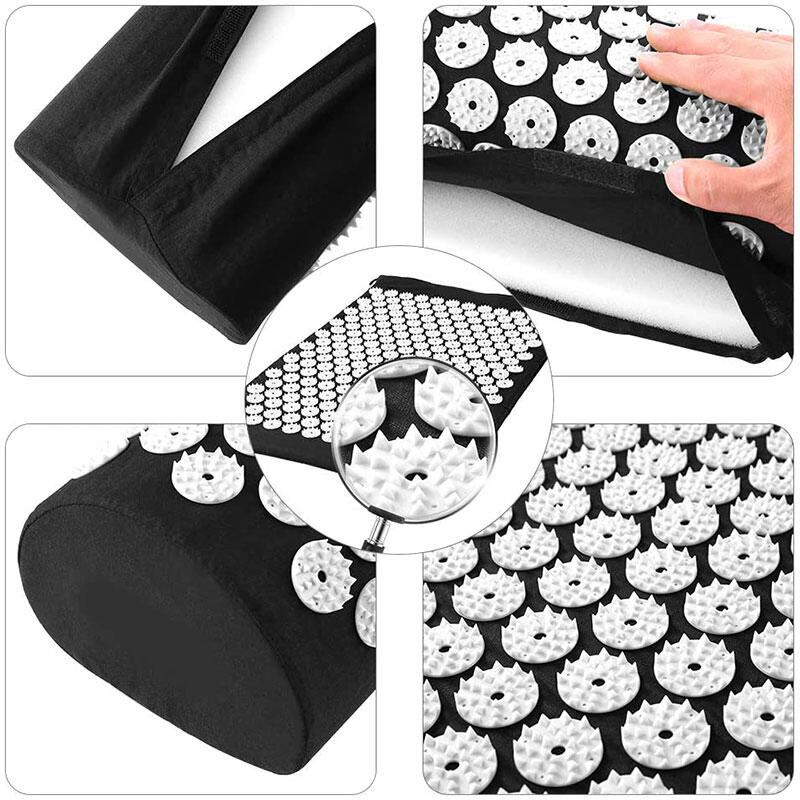 Esterilla de Acupresion negro: Alivio Natural para el Estrés y el Dolor - innovagizmo.com