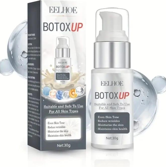 EELHOE BOTOXUP Crema Antiarrrugas Reafirmante Antiedad Facial - Efecto Tensor y Tono Uniforme 30g