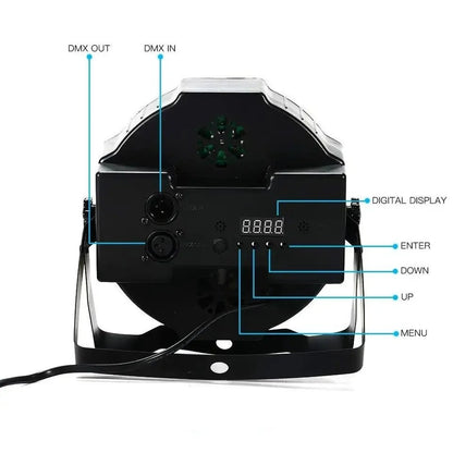 Foco LED Par, 54 LED RGB - innovagizmo.com