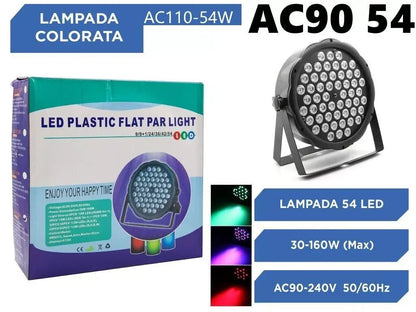 Foco LED Par, 54 LED RGB - innovagizmo.com