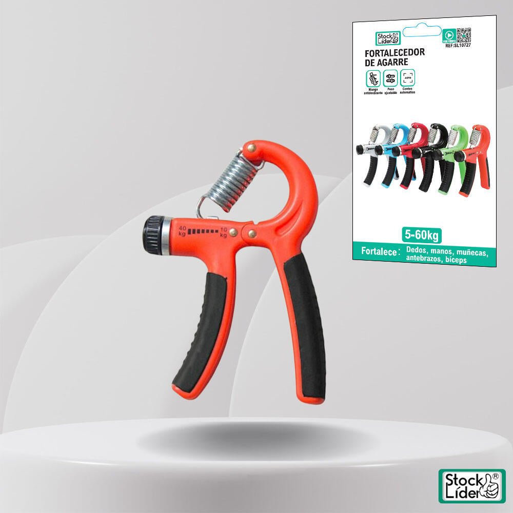 Fortalecedor de Agarre Ajustable 5–60 kg con Contador Digital - innovagizmo.com