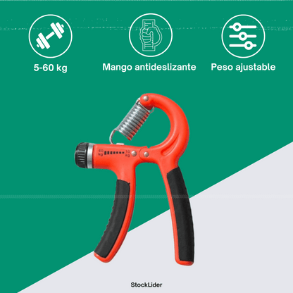 Fortalecedor de Agarre Ajustable 5–60 kg con Contador Digital - innovagizmo.com