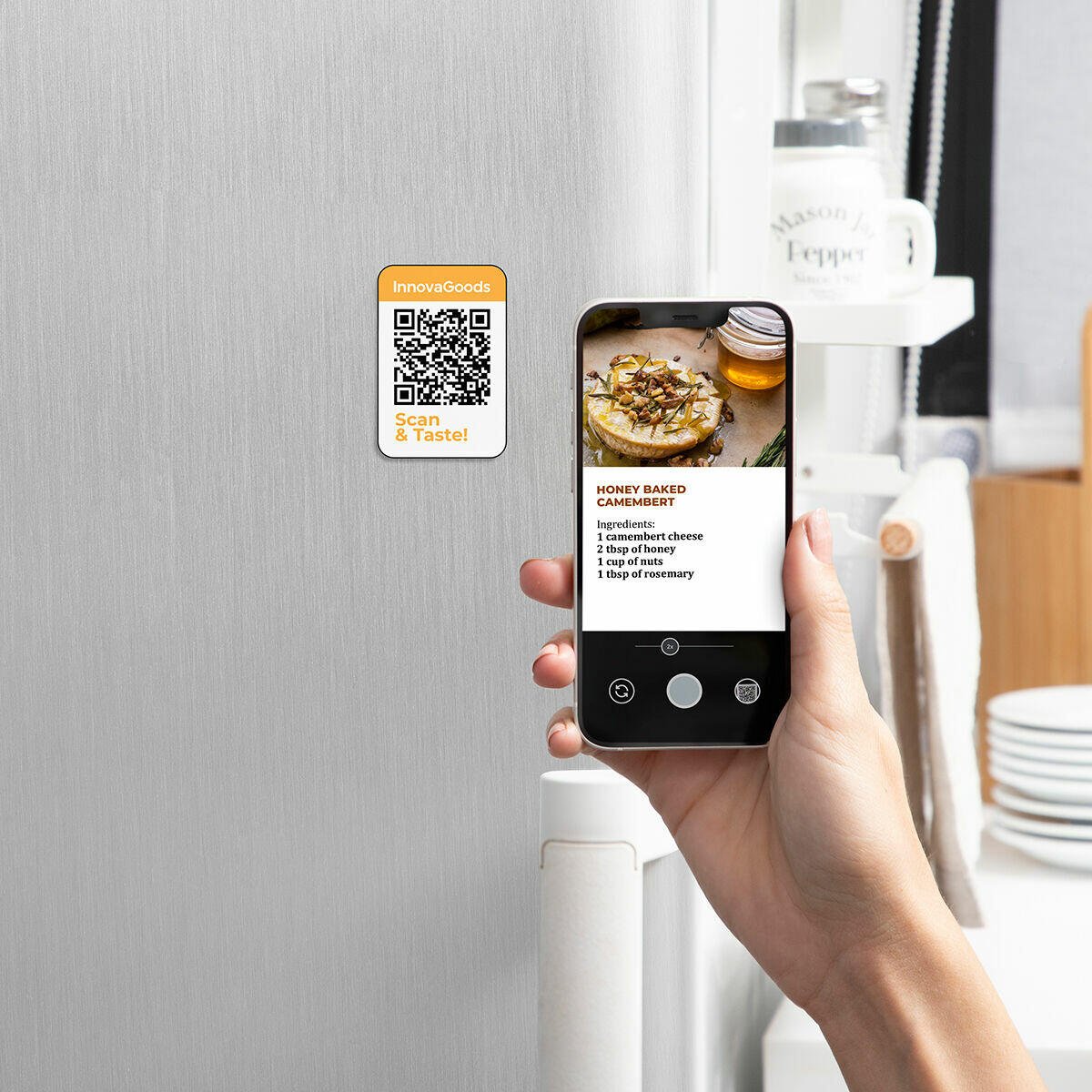 Freidora de Aire con Grill, Accesorios y Recetario Fryinn 12 - in - 1 6000 Negro Acero 3400 W 6 L - innovagizmo.com