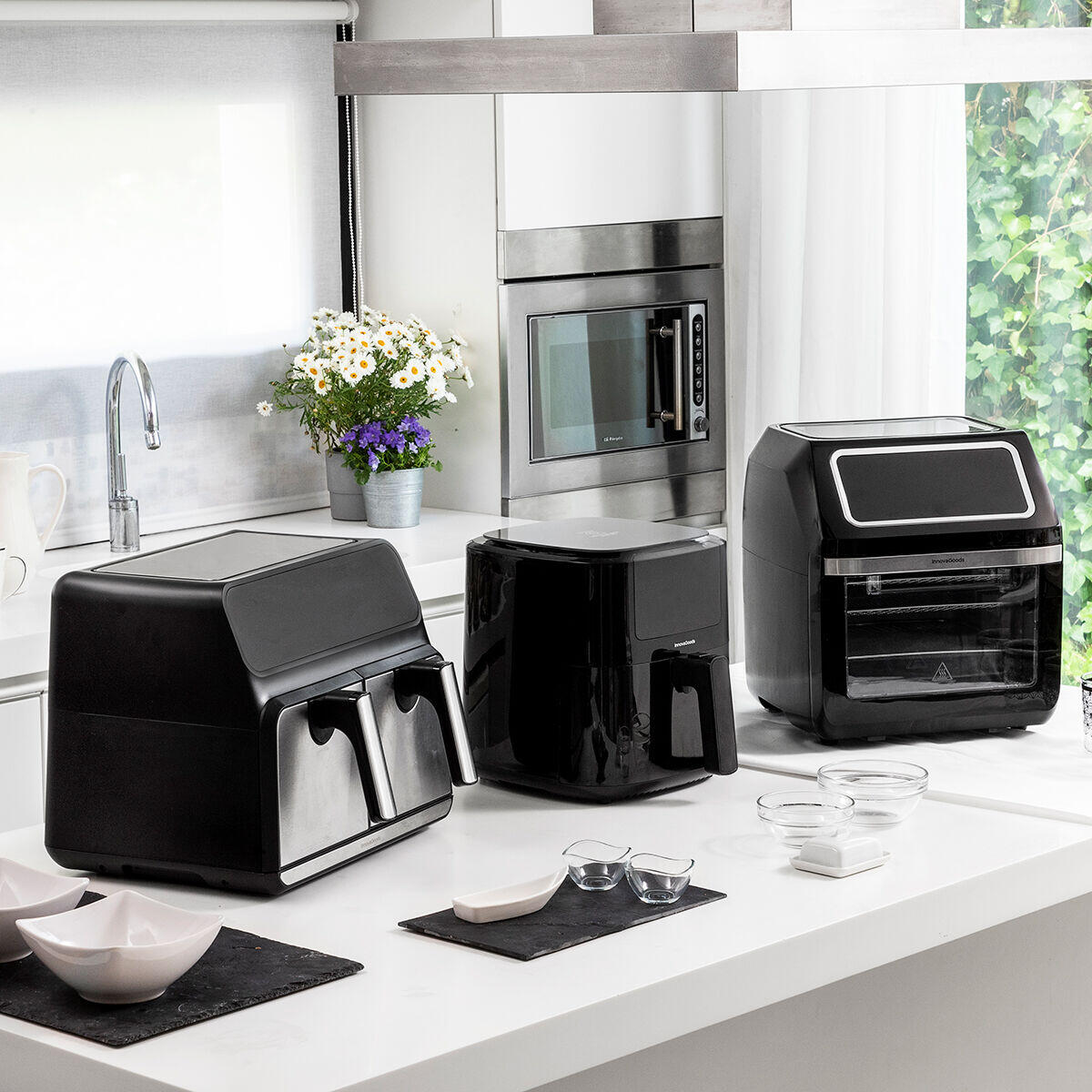 Freidora de Aire Fryinn Pro Max 12000 Negro 1800 W 12 L Acero Inoxidable - innovagizmo.com