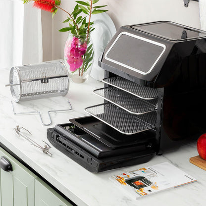 Freidora de Aire Fryinn Pro Max 12000 Negro 1800 W 12 L Acero Inoxidable - innovagizmo.com