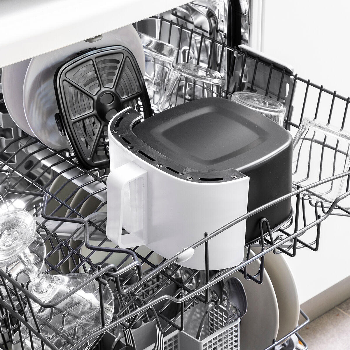 Freidora de Aire InnovaGoods Fryinn Lite 2000 Blanco 1200 W 2 L - innovagizmo.com