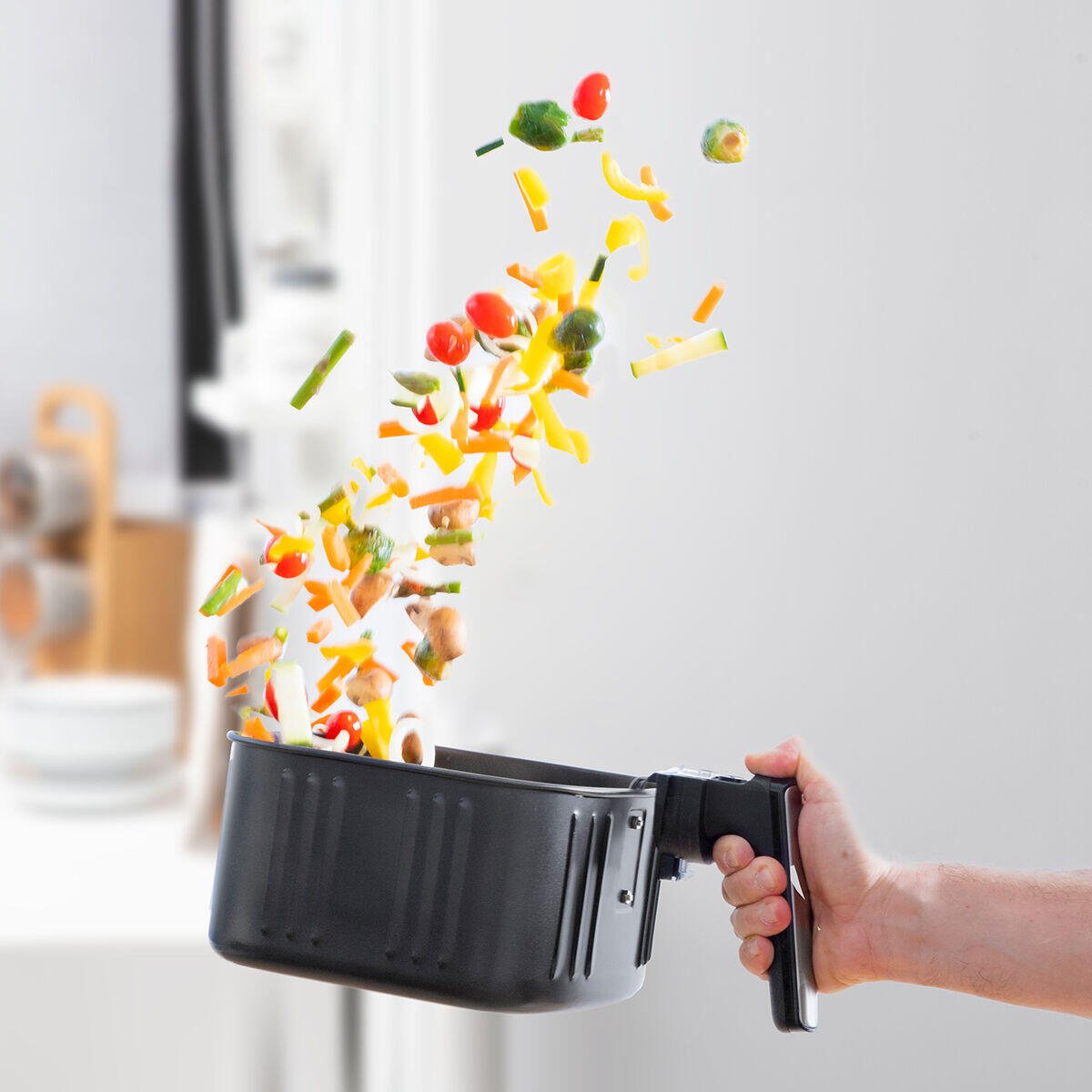 Freidora de Aire InnovaGoods Fryinn Pro 5500 | 5,5 L, 1700 W y 8 Programas - innovagizmo.com