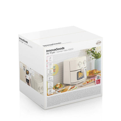 Freidora de Aire Vynner Pro 6500 Crema 1700 W 6,5 L Acero Inoxidable - innovagizmo.com